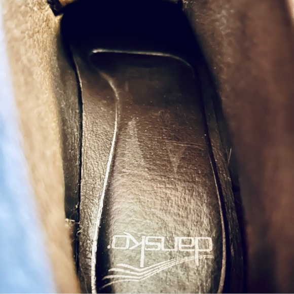 Dansko Gray Cadee Lace Up Chukka Ankle Booties Boots, size 40 9.5 10 - Picture 6 of 12